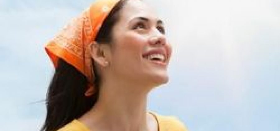 Как повязать платок на голову?