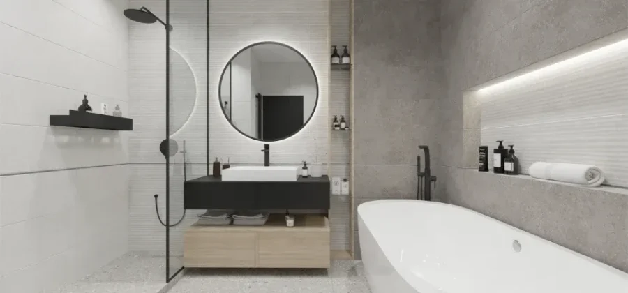 Как выбрать керамическую плитку для ванной: практичные советы и идеи