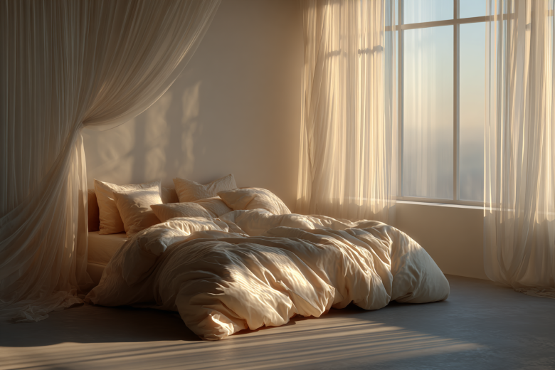 Тишина интерьера: как текстиль снижает визуальный шум в спальне