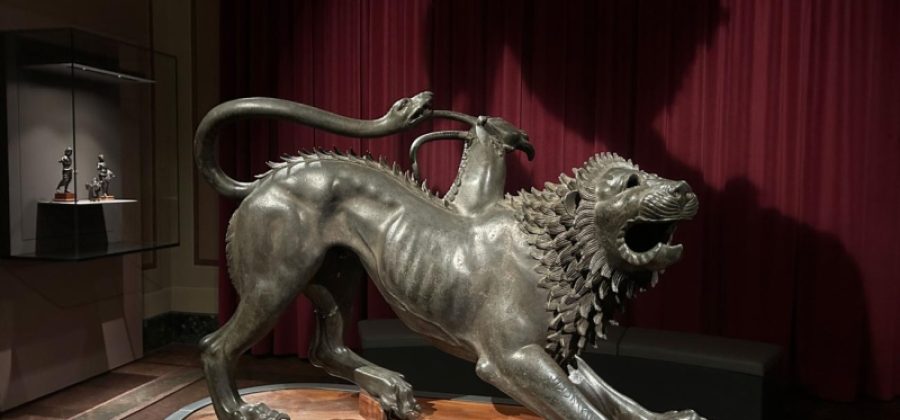 «Химеру из Ареццо» впервые представили в отдельном зале с обновленной подсветкой