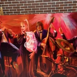 Картины, диваны и пустота. Aif.ru попал в закрытый джаз-клуб Долиной