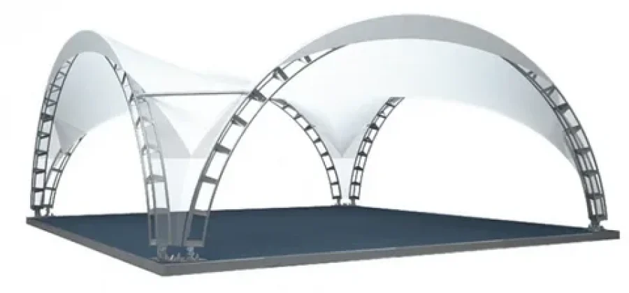 Арочные шатры для мероприятий: практичное пространство для ярких событий
