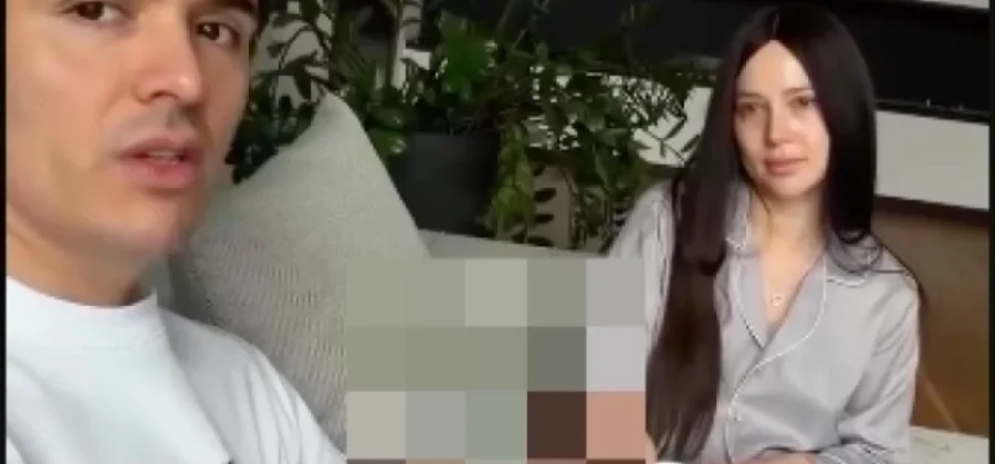 Муж Лерчек показал блогера после химиотерапии в парике и с ребенком