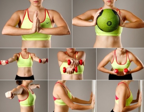 как подтянуть грудь упражнения 